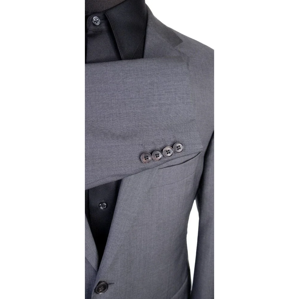 BOSS Hugo Boss Suit Jacket Sport Coat Blazer Sz 40R Super 100 Wool 2-Button